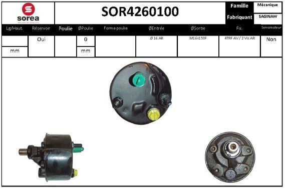 SNRA SOR4260100 Hydraulic Pump, steering system SOR4260100