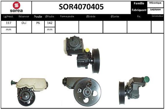 SNRA SOR4070405 Hydraulic Pump, steering system SOR4070405