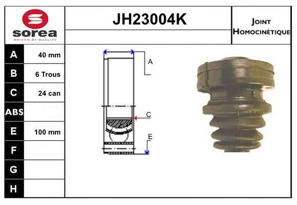 SNRA JH23004K CV joint JH23004K