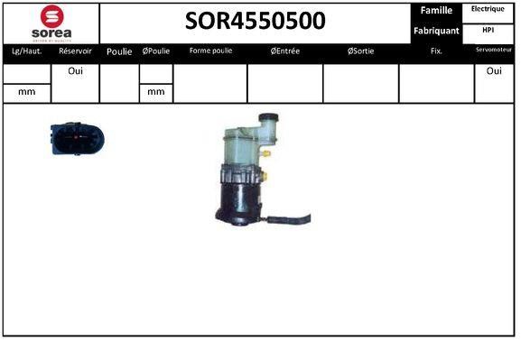 SNRA SOR4550500 Hydraulic Pump, steering system SOR4550500