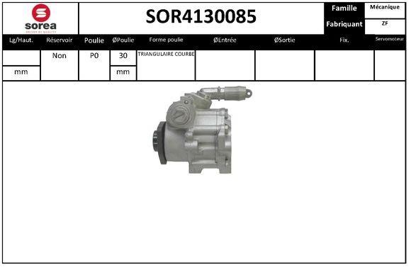 SNRA SOR4130085 Hydraulic Pump, steering system SOR4130085