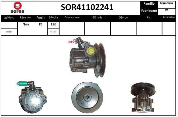 SNRA SOR41102241 Hydraulic Pump, steering system SOR41102241