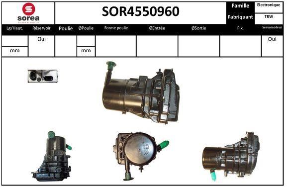 SNRA SOR4550960 Hydraulic Pump, steering system SOR4550960