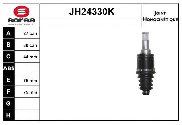 SNRA JH24330K Joint kit, drive shaft JH24330K