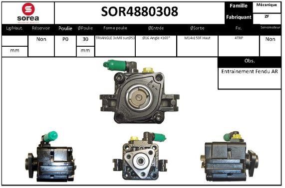 SNRA SOR4880308 Hydraulic Pump, steering system SOR4880308