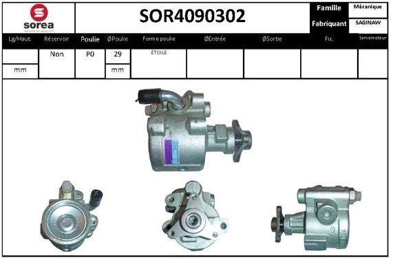 SNRA SOR4090302 Hydraulic Pump, steering system SOR4090302