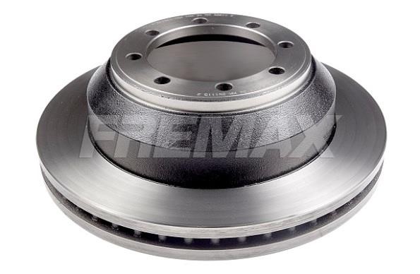 Fremax BD4363 Rear ventilated brake disc BD4363