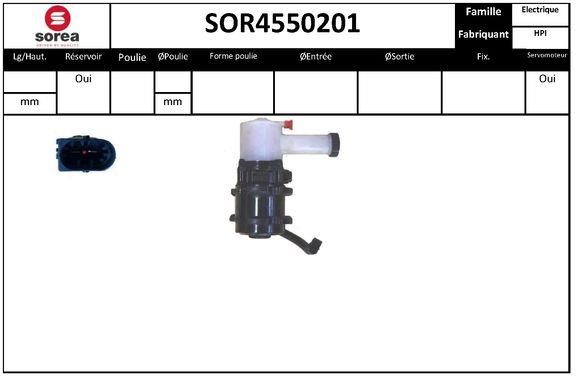 SNRA SOR4550201 Hydraulic Pump, steering system SOR4550201