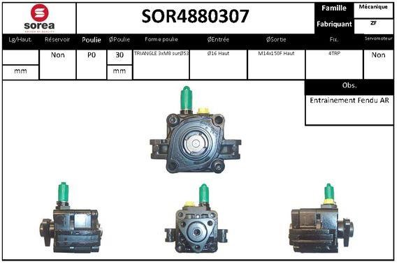 SNRA SOR4880307 Hydraulic Pump, steering system SOR4880307