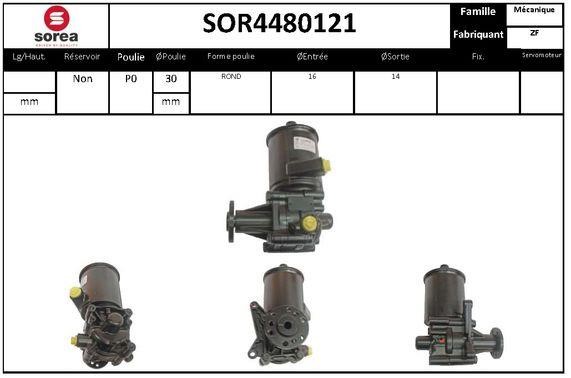 SNRA SOR4480121 Hydraulic Pump, steering system SOR4480121