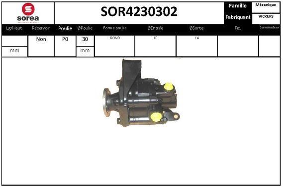 SNRA SOR4230302 Hydraulic Pump, steering system SOR4230302