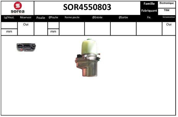SNRA SOR4550803 Hydraulic Pump, steering system SOR4550803