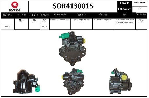 SNRA SOR4130015 Hydraulic Pump, steering system SOR4130015