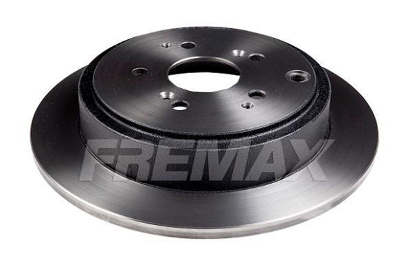 Fremax BD1276 Rear brake disc, non-ventilated BD1276