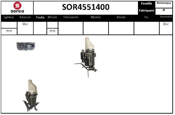 SNRA SOR4551400 Hydraulic Pump, steering system SOR4551400