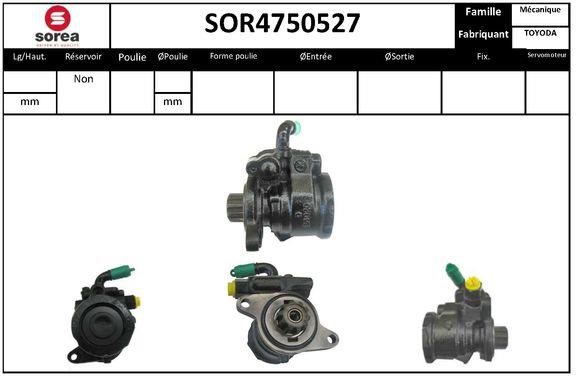 SNRA SOR4750527 Hydraulic Pump, steering system SOR4750527