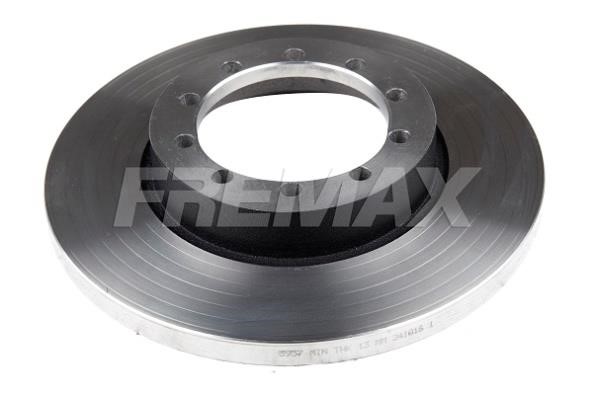 Fremax BD-3957 Rear brake disc, non-ventilated BD3957