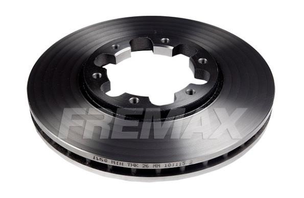 Fremax BD1158 Front brake disc ventilated BD1158