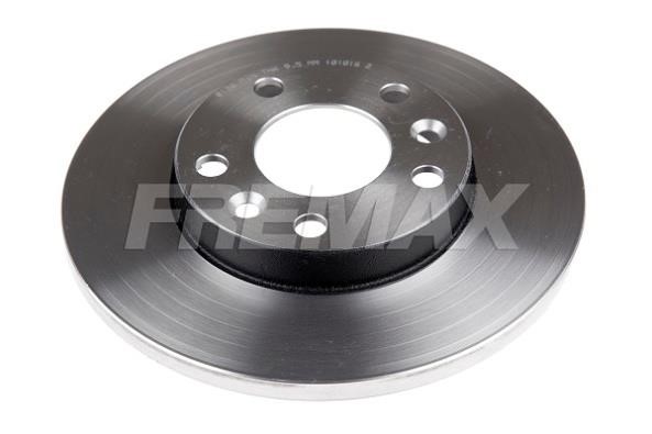 Fremax BD8126 Rear brake disc, non-ventilated BD8126