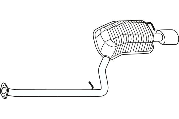 Fenno P29034 End Silencer P29034