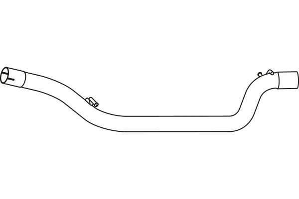 Fenno P23018 Exhaust pipe P23018