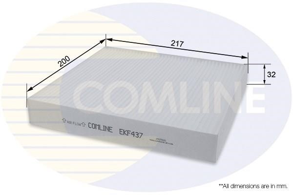 Comline EKF437 Filter, interior air EKF437