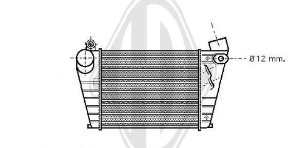 Diederichs DCA1080 Intercooler, charger DCA1080