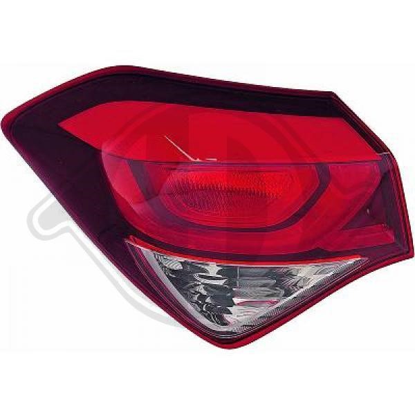 Diederichs 6807090 Tail lamp right 6807090