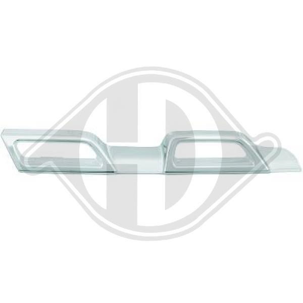 Diederichs 4560142 Front bumper right grille molding chrome 4560142