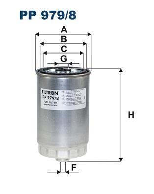 Filtron PP 979/8 Fuel filter PP9798