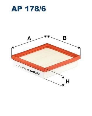 Filtron AP 178/6 Air filter AP1786