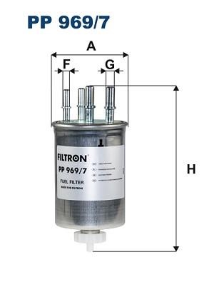 Filtron PP 969/7 Fuel filter PP9697