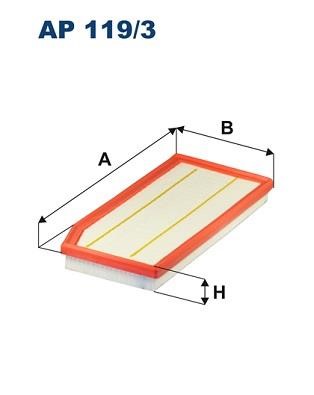 Filtron AP 119/3 Air filter AP1193