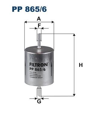 Filtron PP 865/6 Fuel filter PP8656
