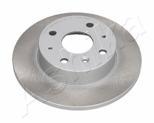 Ashika 60-06-604C Unventilated front brake disc 6006604C