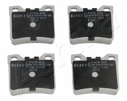 Ashika 51-00-0615 Brake Pad Set, disc brake 51000615