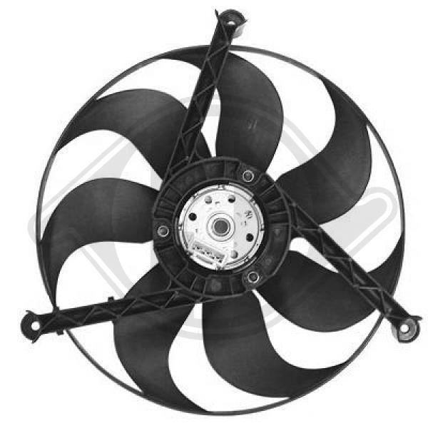 Diederichs DCL1209 Hub, engine cooling fan wheel DCL1209