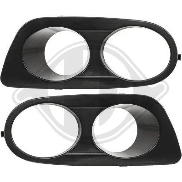 Diederichs ZUB00117 Front bumper grilles (plugs) set ZUB00117