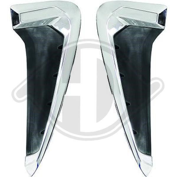 Diederichs 1293508 Wing pads front left and right, set 1293508