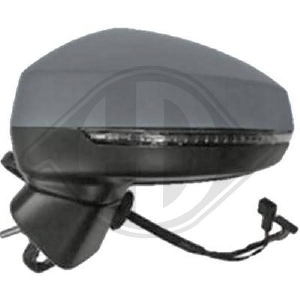 Diederichs 1033125 Rearview mirror external left 1033125