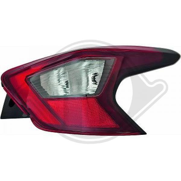 Diederichs 6026090 Tail lamp right 6026090