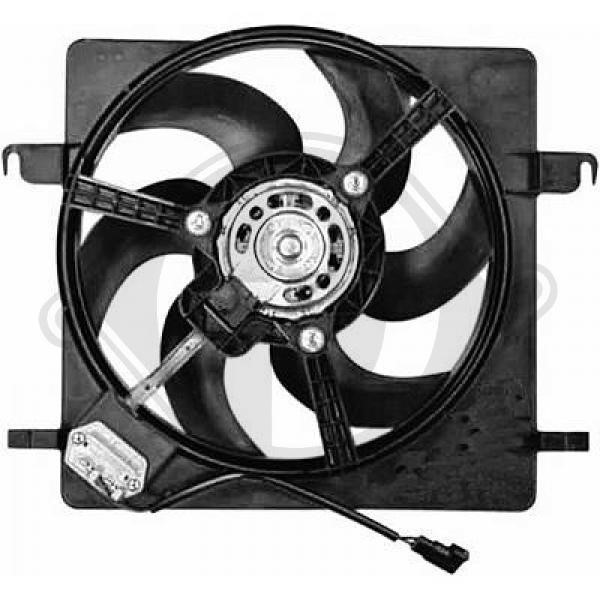 Diederichs DCL1122 Hub, engine cooling fan wheel DCL1122