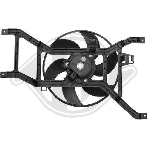 Diederichs DCL1073 Hub, engine cooling fan wheel DCL1073