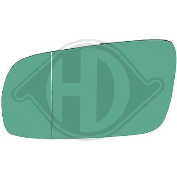 Diederichs 2213228 Side mirror insert, right 2213228