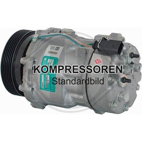 Diederichs DCK1597 Compressor, air conditioning DCK1597