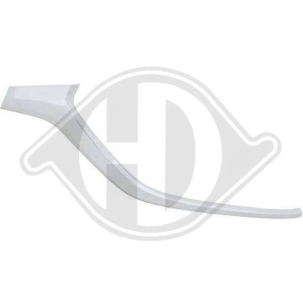 Diederichs 5606062 Moulding front bumper right chrom 5606062