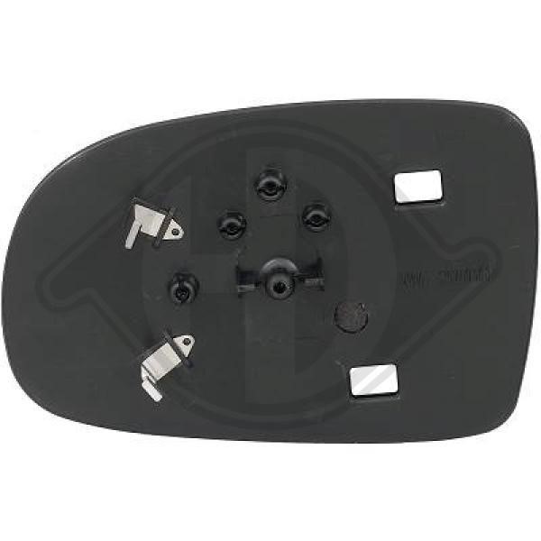 Diederichs 1813224 Side mirror insert, right 1813224