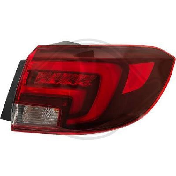 Diederichs 1808790 Tail lamp right 1808790
