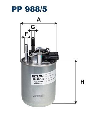 Filtron PP988/5 Fuel filter PP9885