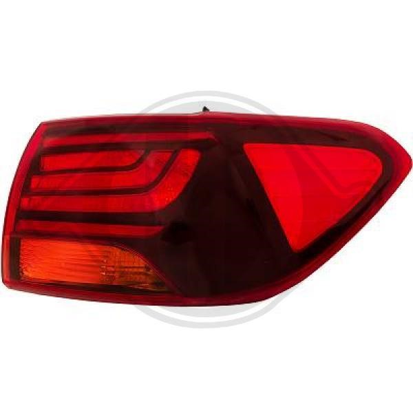 Diederichs 6587190 Tail lamp right 6587190